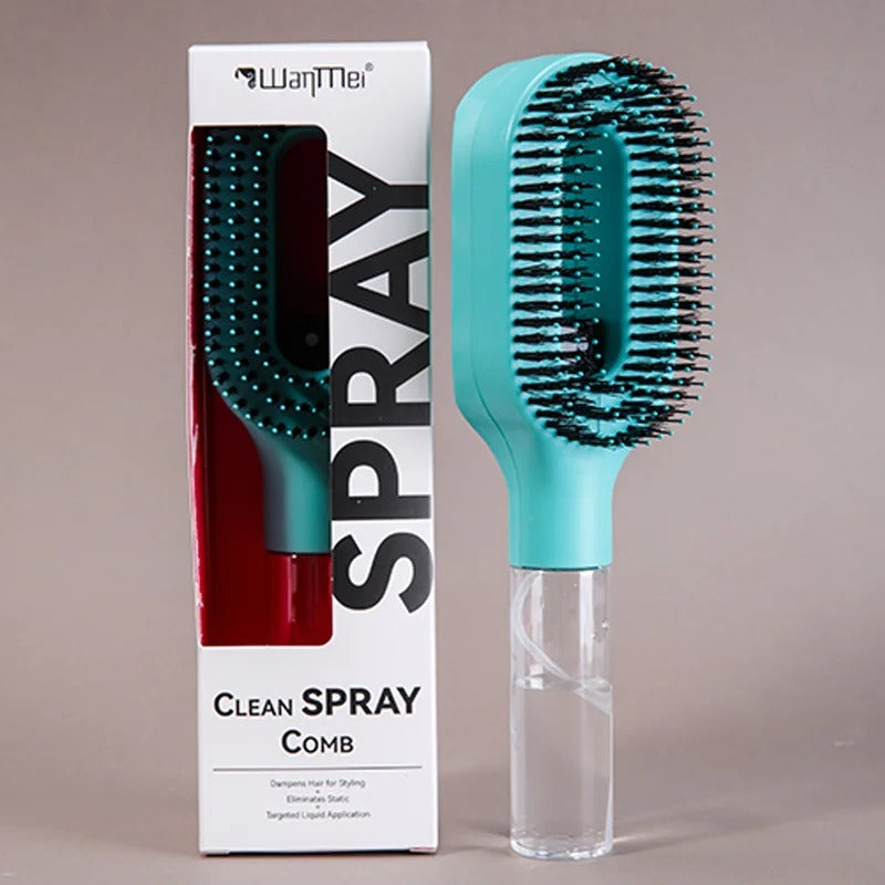 2 in 1 Detangling Hairbrush with Spray Bottle