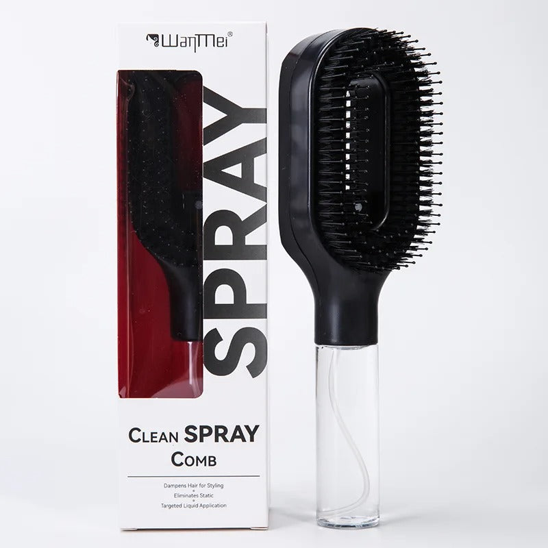 2 in 1 Detangling Hairbrush with Spray Bottle
